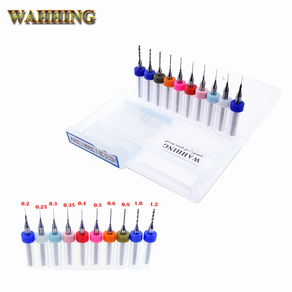 10 шт./компл. 3D принтер makerbot mendel reprap Набор для очистки сопла дрель 0 2/0 3/0 4/0 5/0 6/0 7/0 8/0
