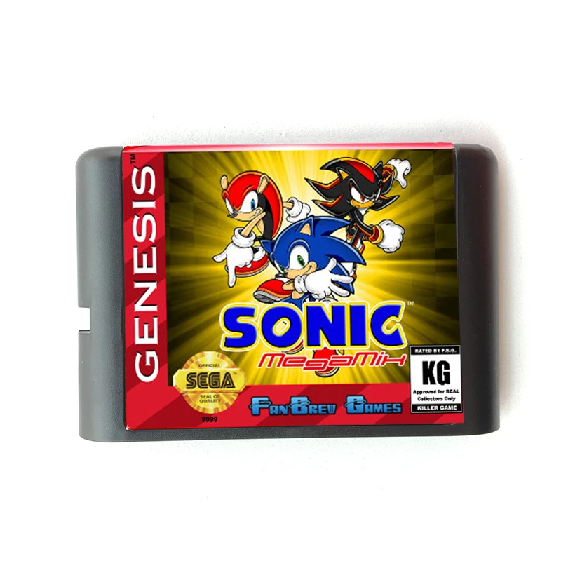 Карта памяти Sonic MegaMix 16 бит MD для Sega Mega Drive 2 SEGA Genesis Megadrive | Электроника
