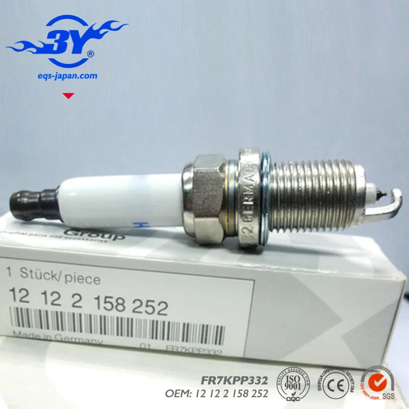 4 шт./лот. FR7KPP332 12 вещей в партии 2 158 252 иридиевая Свеча зажигания для BMW E87 120i N46