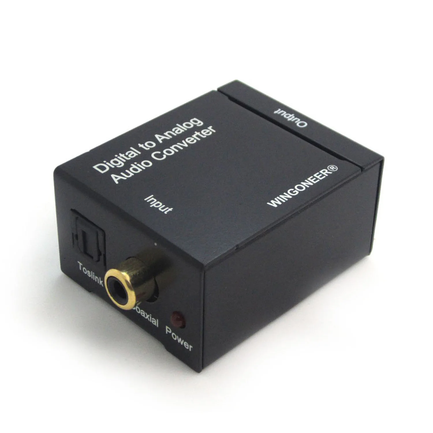 Цифровой преобразователь Toslink / SPDIF в аналоговый стерео 2 x RCA аудио конвертер