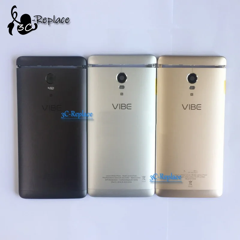 Задняя крышка аккумуляторного отсека для Lenovo Vibe P1 P1c72 P1a42 P1c58 со стеклом камеры