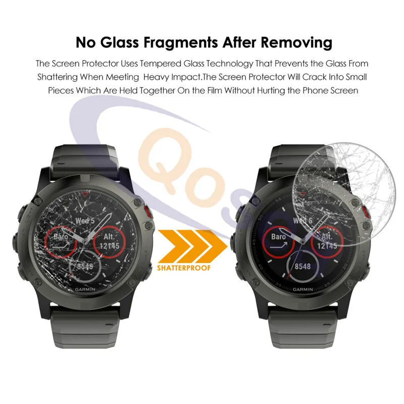 Для Garmin Fenix 5 Премиум Закаленное стекло Ультра прозрачная 9H защитная пленка Взрывозащищенная для Garmin Fenix 5 Защита экрана