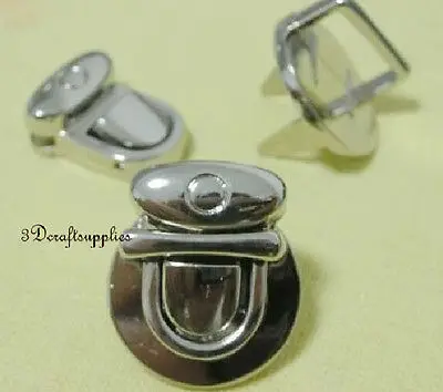 Кошелек с замком Для язычка серебристый 7/8 дюйма x 5/8 E55 | Багаж и сумки