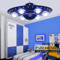 ufo pendant lights childrens room lusture hanging lamp boy bedroom led light deco enfant hanglamp lighting light fixtures