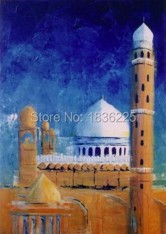 Пейзаж живопись маслом пейзаж замок Парижа Декор дома интерьер современный