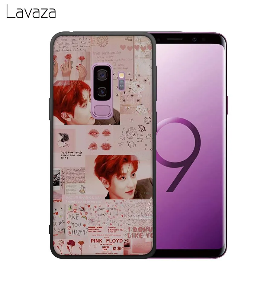 Lavaza Kpop EXO Soft Case for Galaxy A3 A5 2016 2017 A6 plus A7 A8 A9 J6 2018 A10 30 40 50 70 |