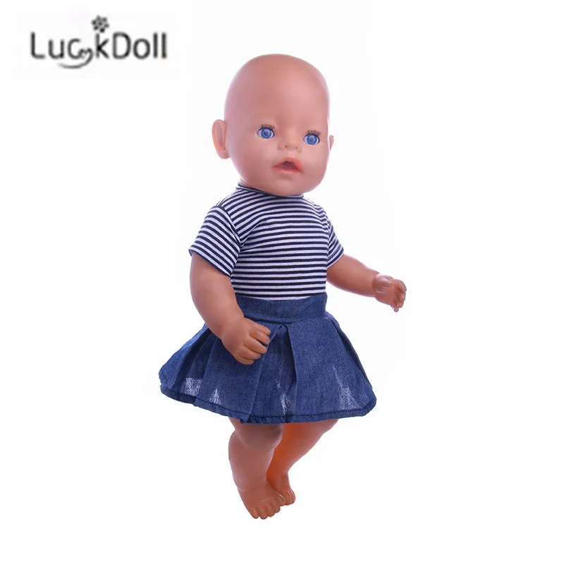 LUCKDOLL стильный стиль 18 дюймов американская кукла 43 см аксессуары для одежды