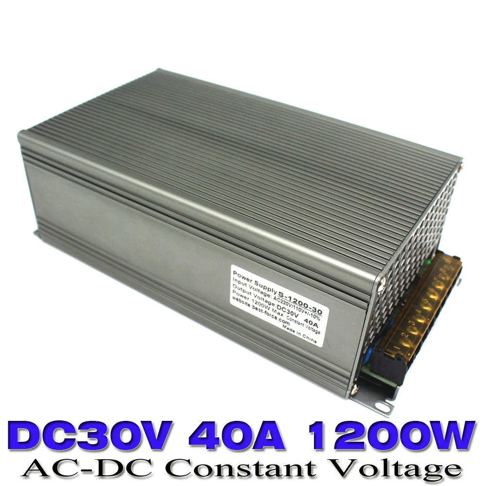 Импульсный источник питания с одним выходом 30 в пост. Тока 40 А 1200 Вт Трансформатор