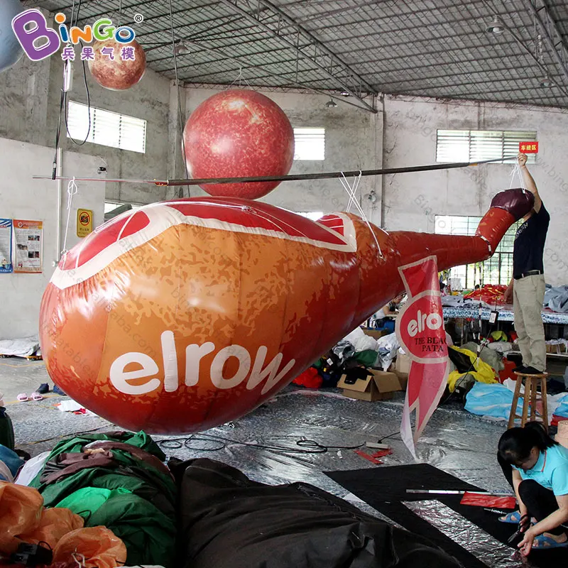 Гигантская надувная ветчина длиной 4 метра под заказ/надувная свинины/нейлоновые