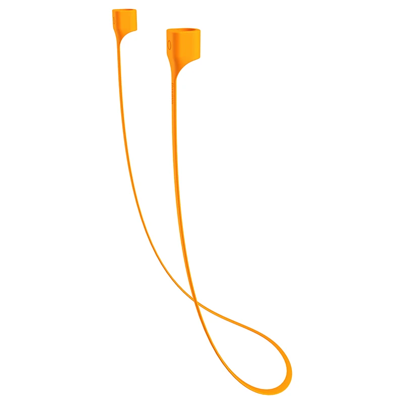 Orange Baseus наушники ремешок для Apple Airpods анти потеря ремень Магнитная Петля веревка для Air Pods силиконовый шнур-кабель - Цвет: Orange