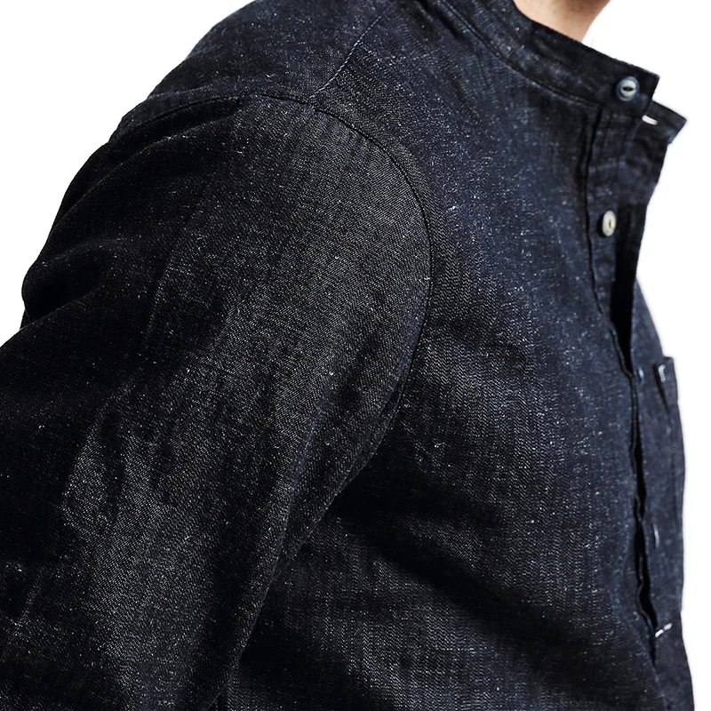 Мужская рубашка с длинными рукавами SIMWOOD модная повседневная джинсовая из хлопка