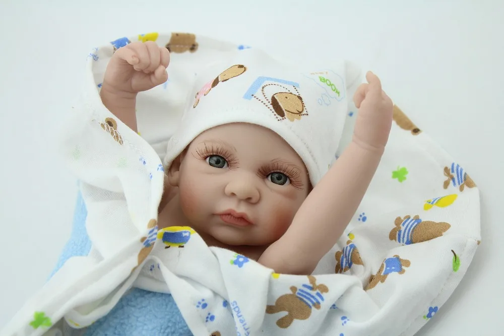 NPKDOLL силиконовые куклы для новорожденных мягкие ручной работы 11 дюймов 28 см