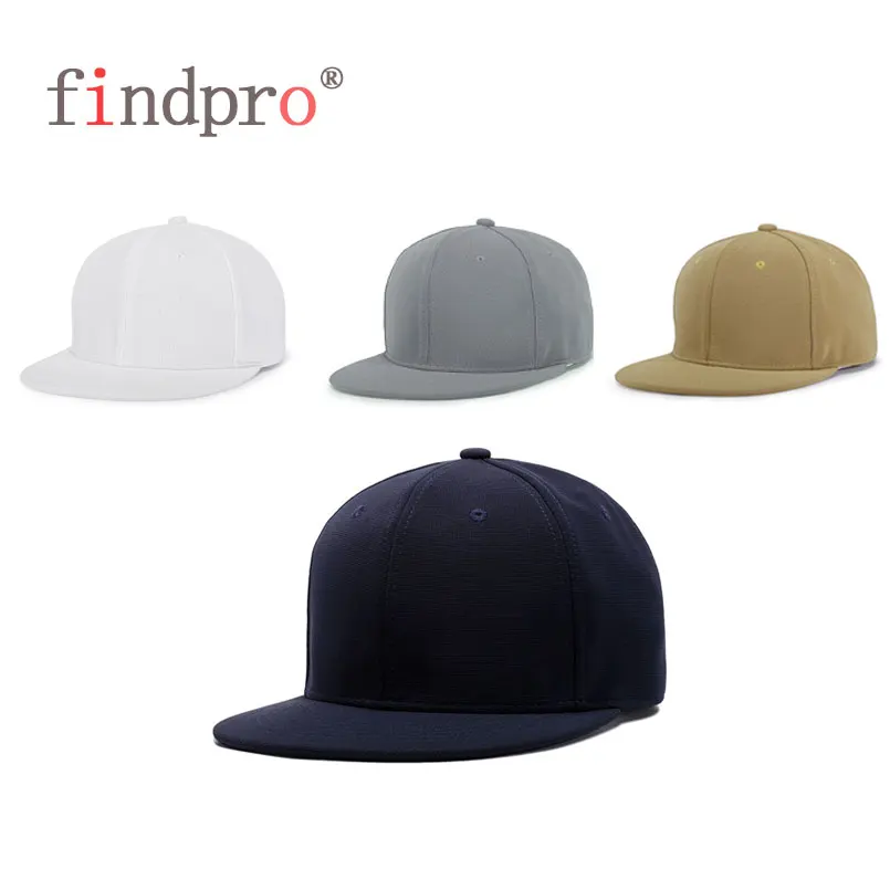 Findpro Полиэстеровая легкая Кепка летняя дышащая Простая мужская в стиле хип хоп