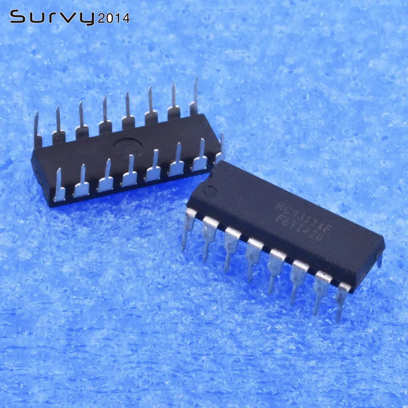 5/10 шт. MC33111P MC33111 DIP-16 низкая Напряжение Компандер IC свяжитесь с нами | Электронные