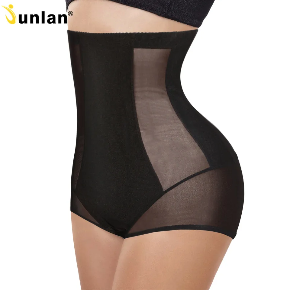 

Junlan High Waist Control Panties Elastic Tummy Shaper Butt Lifter Shaping Bottom Underwear Slimming Booty Enhancer Lingerie