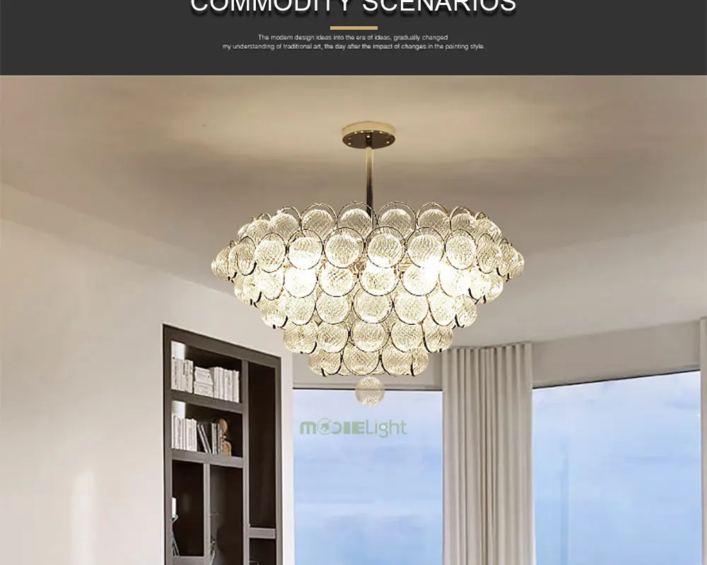 Современный золотой подвесной светильник Post Lustre Led, резные стеклянные шары, подвесные светильники для внутреннего освещения, подвесной светильник
