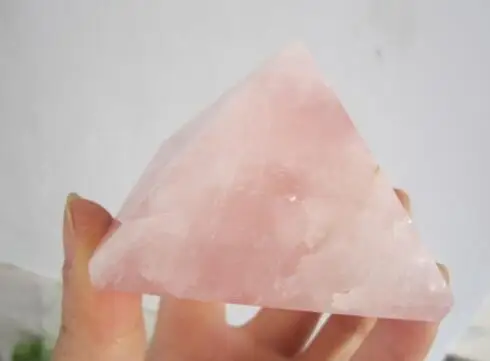 300 г натуральная красивая Роза Кристалл целительная Пирамида|healing|healing pyramidshealing