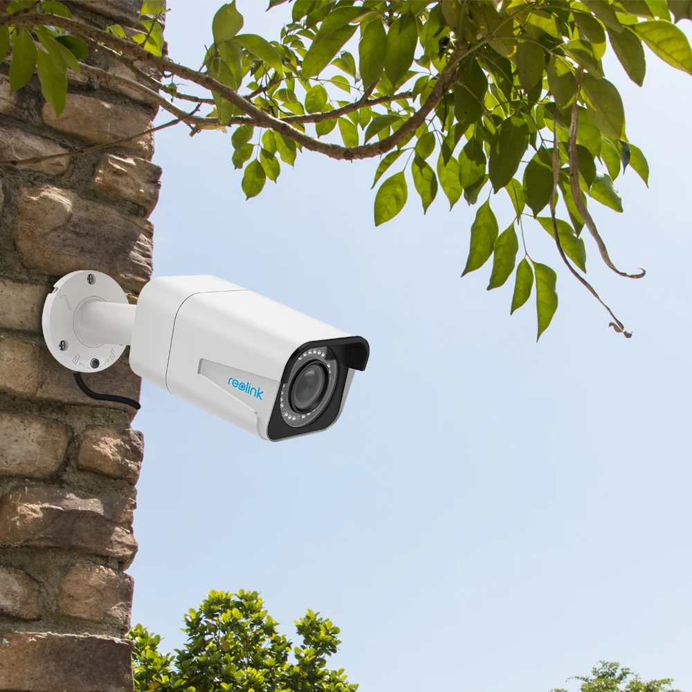 Reolink RLC-511 PoE IP камера для улицы 5MP 4x оптический зум IP66 Водонепроницаемая инфракрасная камера безопасности SD слот для карты
