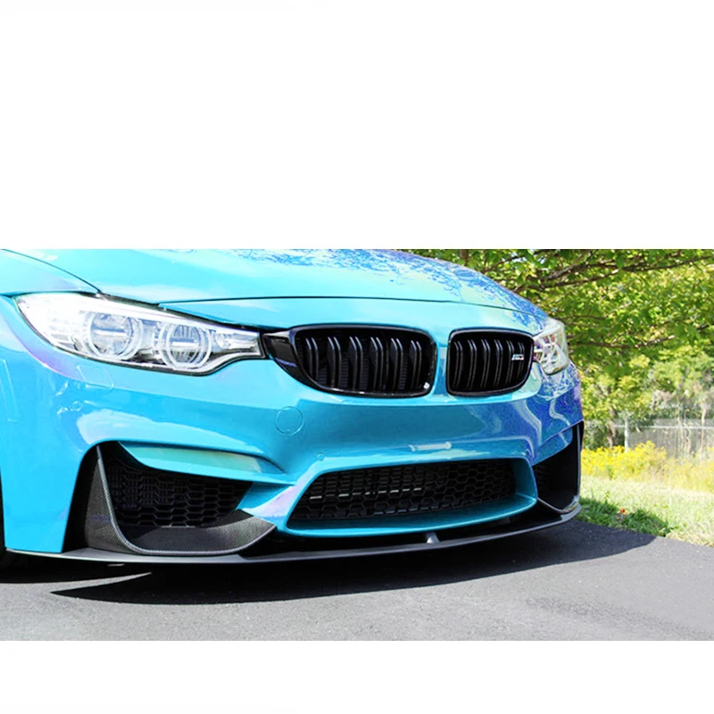 Для BMW M3 M4 передний бампер из углеродного волокна спойлер для подбородка со