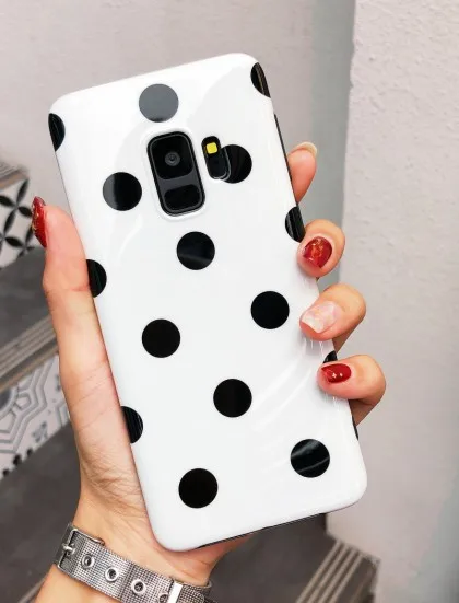 Note10 note9 note8 s9 s8 s10 plus простой волнистый шар для волос чехол на ремне через плечо для iphone 11 pro max чехол XS MAX XR X 6 7 8 - Цвет: only case white
