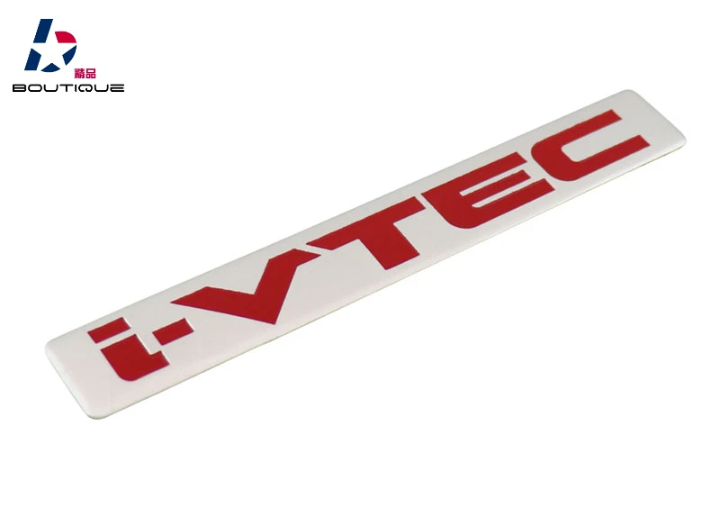 Красная эмблема i VTEC для CIVIC TYPE R CTR FD2 Эмблема багажника стикер|Наклейки на