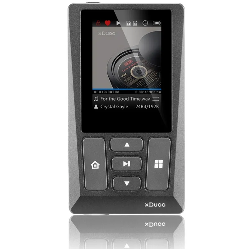 XDuoo HIFI музыкальный плеер без потерь 256 Гб Профессиональный цифровой проигрыватель 24 бита/192 кГц