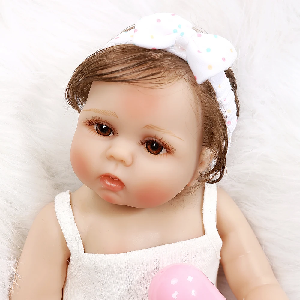 NPK 48 см Новорожденный bebe реалистичный реборн всего тела Мягкий сликон реалистичные мягкие детские Анатомически правильные игрушки для ванной