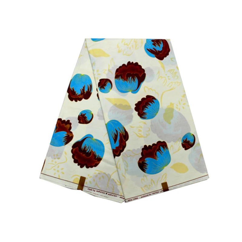 Африканская ткань настоящий 100% хлопок мягкий воск роскошный лондон высокое