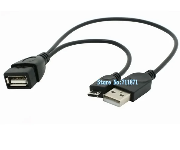 С блоком питания MICRO USB хост OTG кабель 5P микро линия Мобильный/телефон планшет MID UMPC