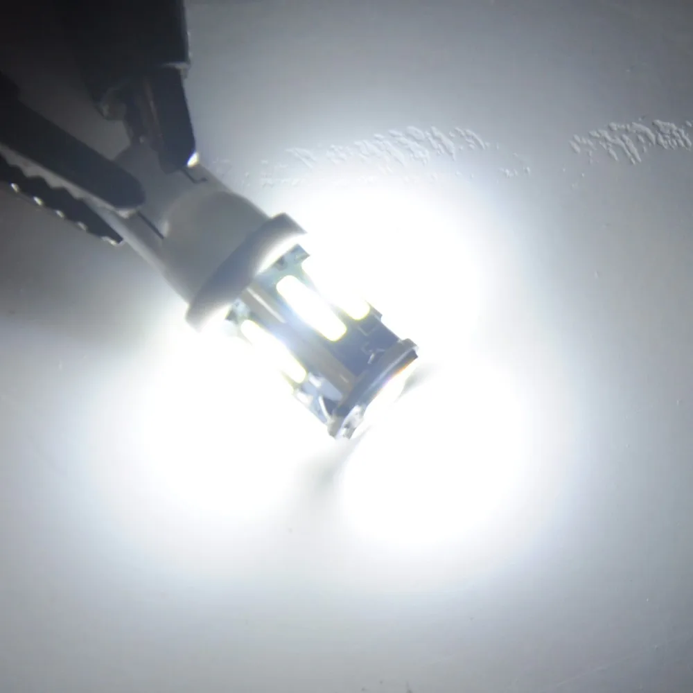 10 шт. T10 7014 7020 SMD 194 168 W5W светодиодный светильник лампы просвет фонарь освещения