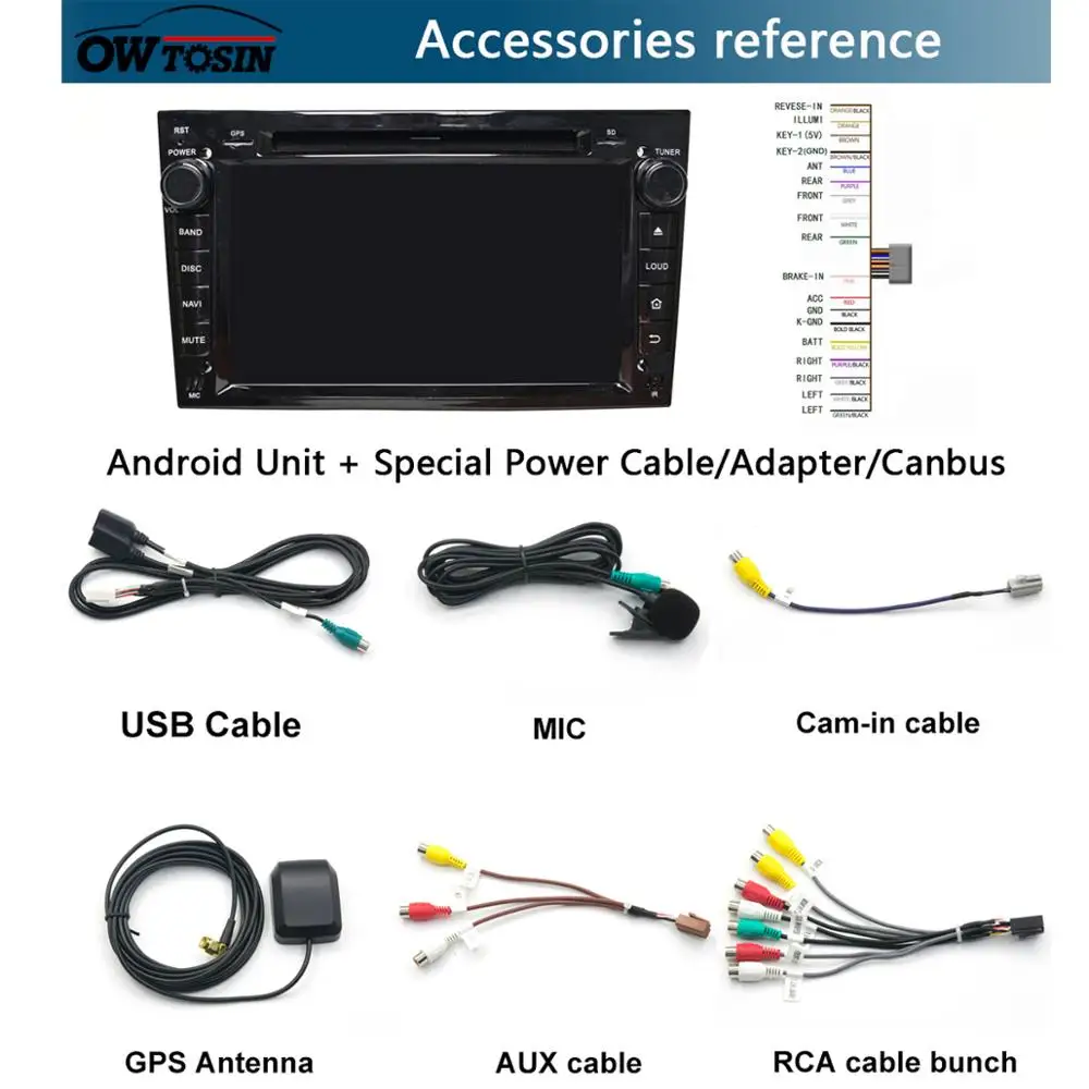 Автомобильный DVD-плеер 7 &quotIPS 8 ядер 4 Гб ОЗУ + 64 ПЗУ Android 9 0 для Opel Astra Antara Vectra Corsa Zafira