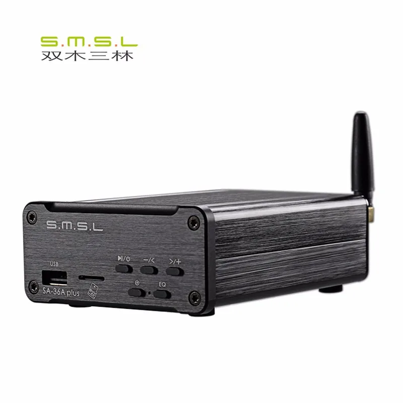 SMSL SA-36A Plus 30 Вт TPA3118 Класс d Bluetooth AUX Hi-Fi цифровой усилитель мощности Bluetooth/USB/AUX/TF карта/U дисковый вход