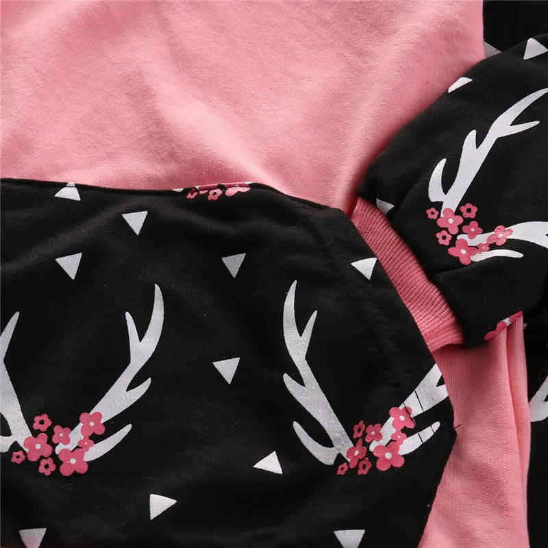 Комплект из 2 предметов модная детская одежда Детский свитер с капюшоном и