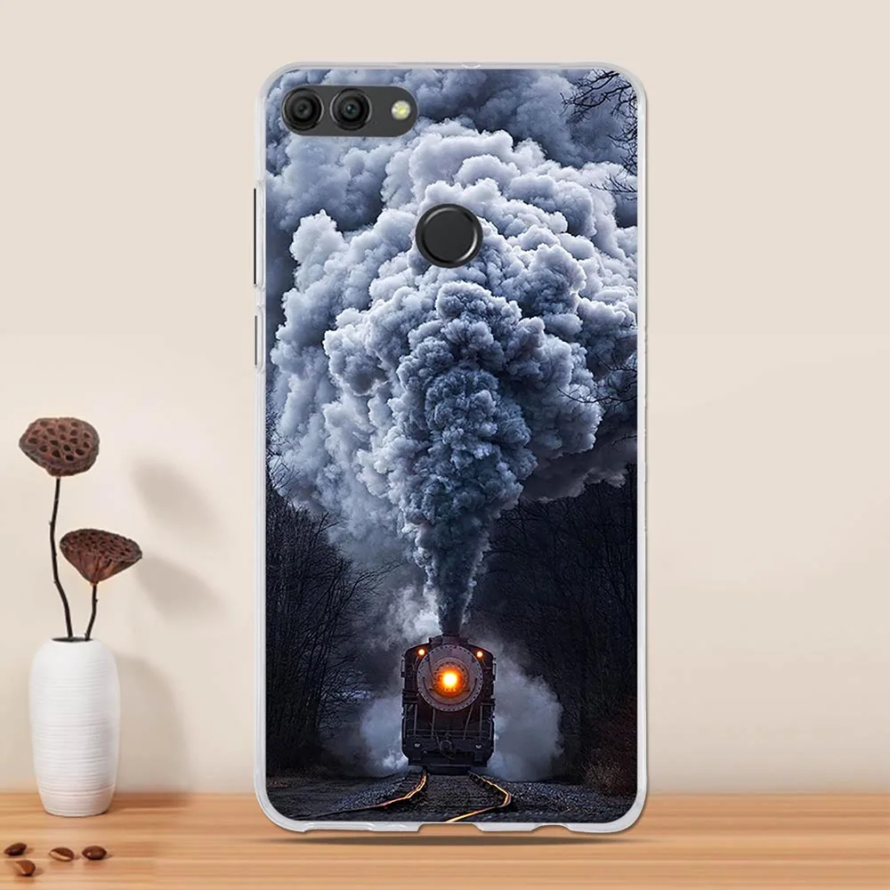 Для huawei Y9 2018 чехол силиконовый для задняя крышка Etui Hoesje Coque телефона | Мобильные