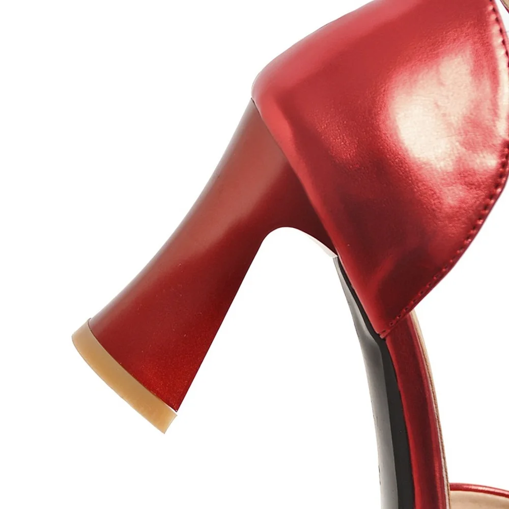 

Smirnova large size 31-43 2018 hot sale summer sweet high heels sandals thick heel fashion butterfly solid color women shoes