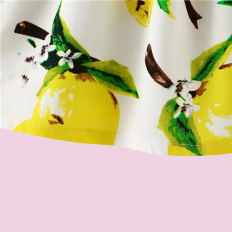 2018 Новые Детские платья для маленьких девочек модный принт одежда без рукавов