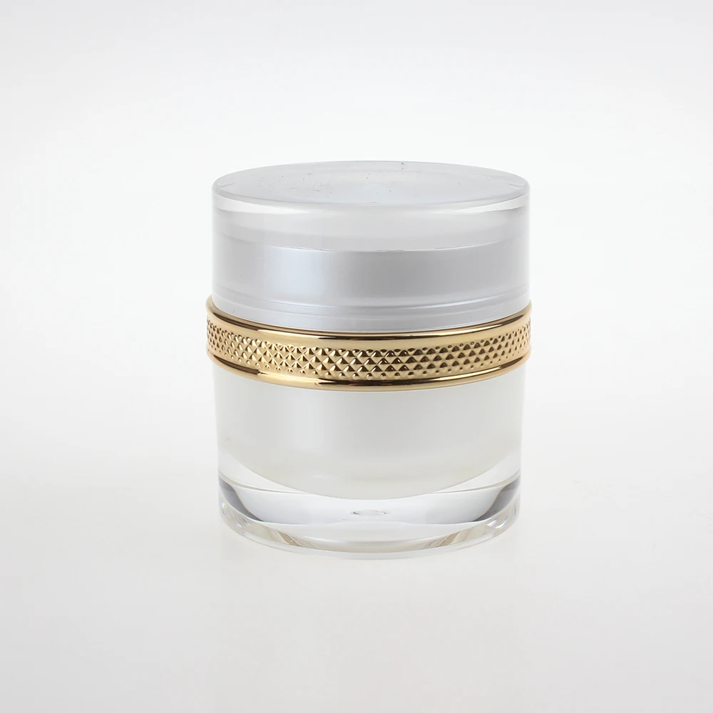 

China suppliers skin care cream jar thick plastic container 15g luxury acrylic jar
