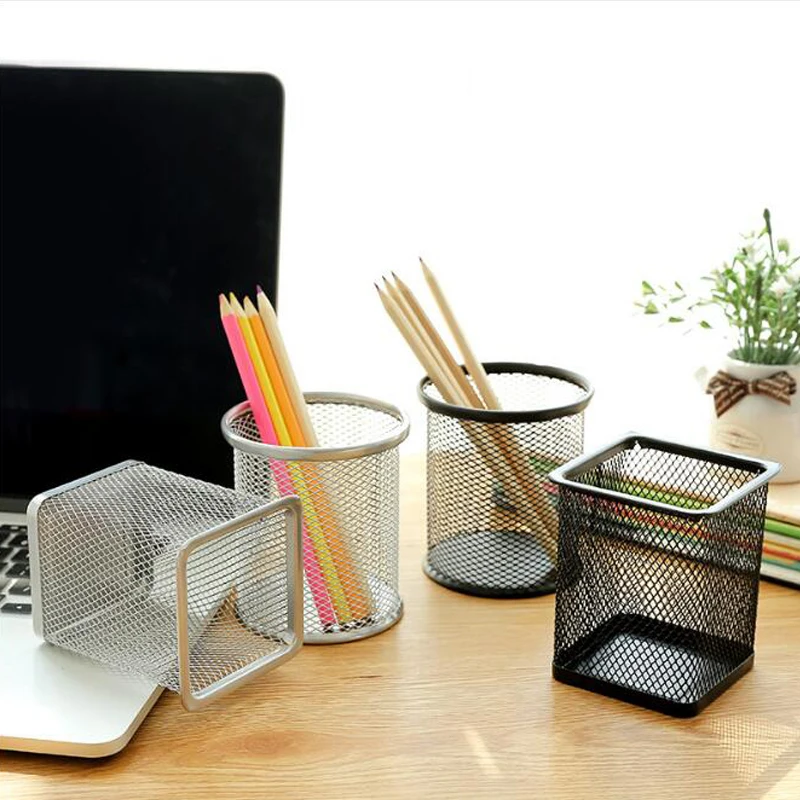 Креативный полый металлический держатель ручки многофункциональный милый