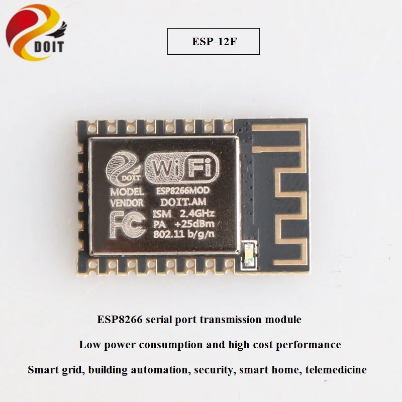 ESP-12F Сделайэто модуль Wi-Fi ESP8266 ESP8285 ESP-12E ESP-12F ESP-F ESP-M1 ESP-M2 DT-06 ESP-01s ESP-07 Wroom-02 ESP32 2,4G XH-NF-01 RC игрушки - Цвет: ESP-12F