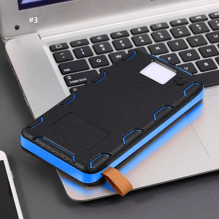 10000 mAh Solar Power Bank Outdoor Portable Solar-powered Mobile Charger Dual USB External Battery For Smartphones Tablets | Мобильные