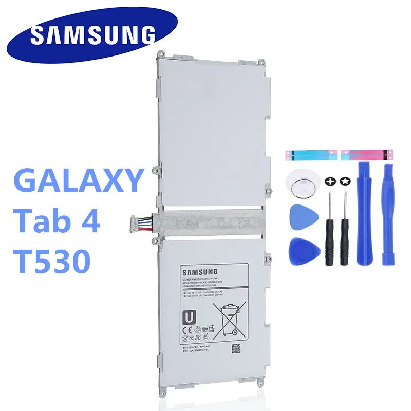 Сменный аккумулятор для Samsung Galaxy Tab Tablet 4 10 1 дюйма T530 T531 T535 P5220 6800 ма/ч телефона с