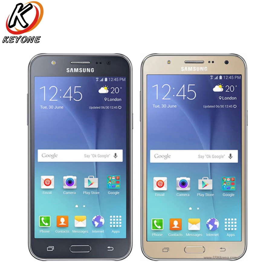 Оригинальный samsung Galaxy J7 J700F Мобильный телефон 5 &quot1 ГБ Оперативная память 16