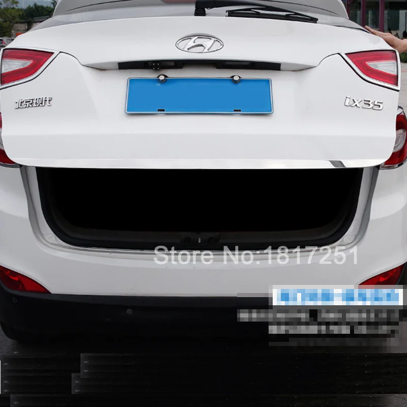 Для 2010 2016 Hyundai ix35 стикер двери из нержавеющей стали отделка задней автомобиля