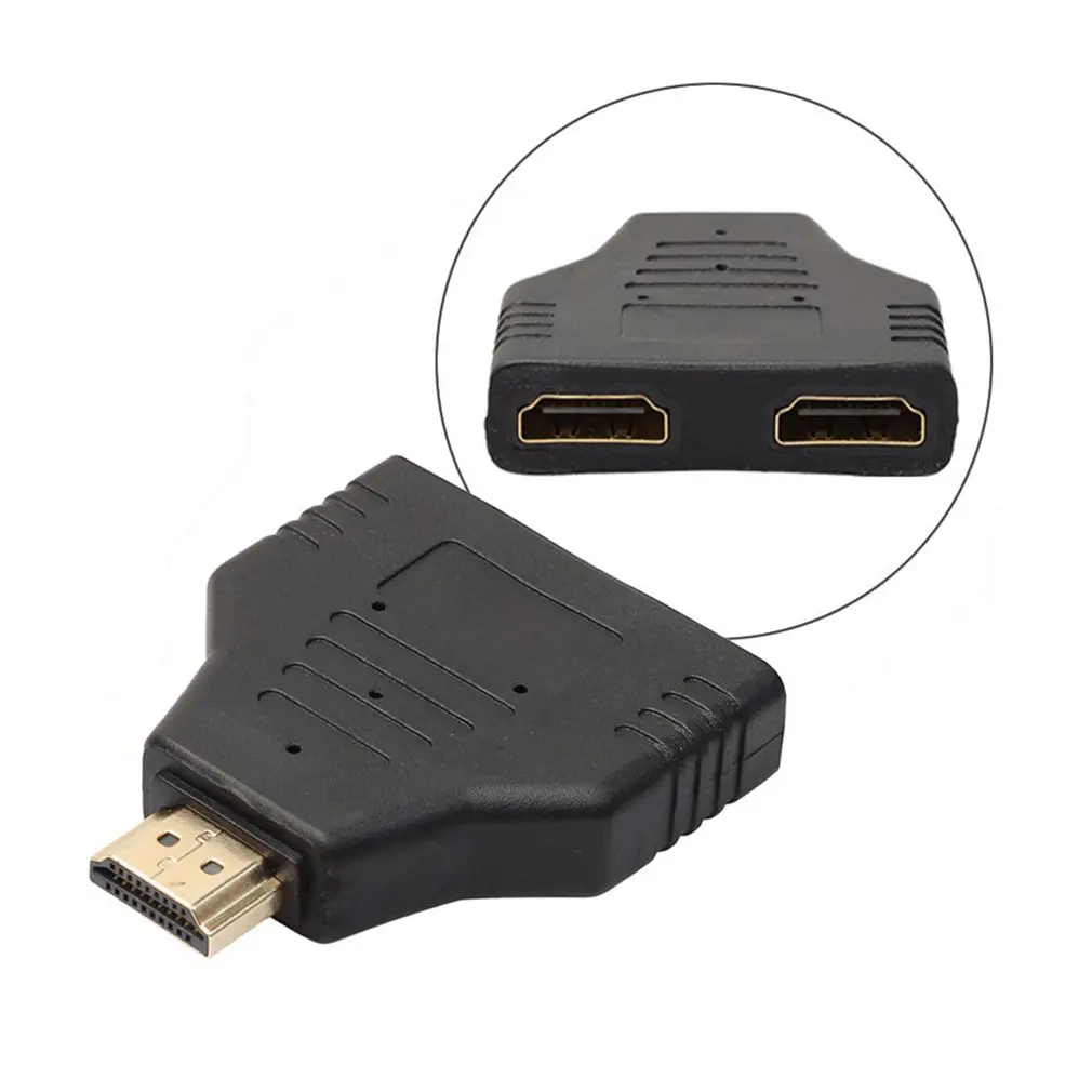 HDMI сплиттер Adwox 1080P папа к 2 Женский 1 в Out кабель адаптер конвертер DVD