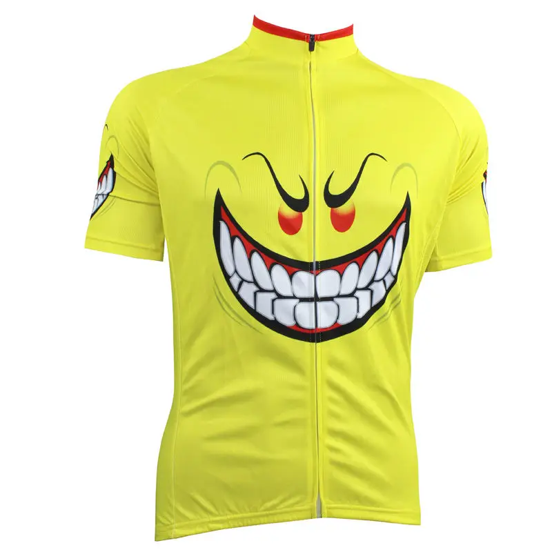 Новые мужские Велоспорт Джерси Удобная Велосипед/Велосипед Рубашка Зло