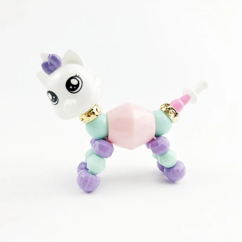 TOY024 Креативный изысканный браслет, скрученные магические ювелирные изделия, игрушечный браслет с животными, Классические Вечерние модные милые подарки для девочек-TOY021 - Цвет: TOY024