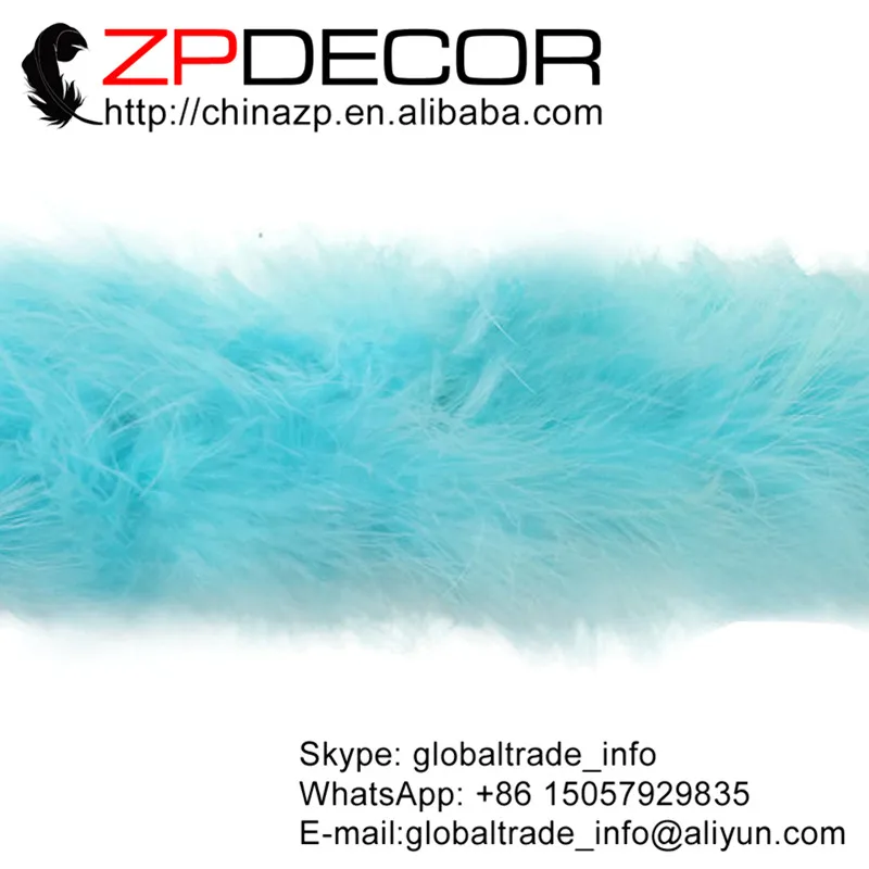 

Опт и розница ZPDECOR 20 ярдов/партия 20 г Турция синий зеленый окрашенный хорошее качество Боа Из Перьев Марабу для карнавала украшения