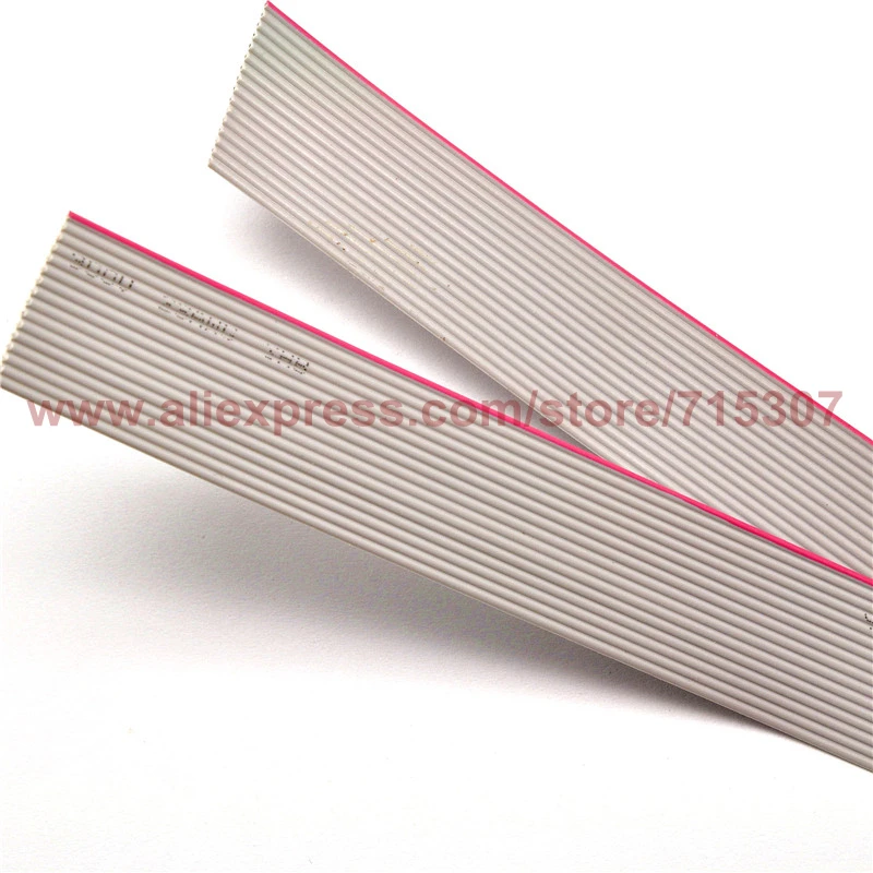 PHISCALE ленточный кабель 14P плоский 1 27 мм шаг серый для разъема IDC 5 м/лот|cable for|cable