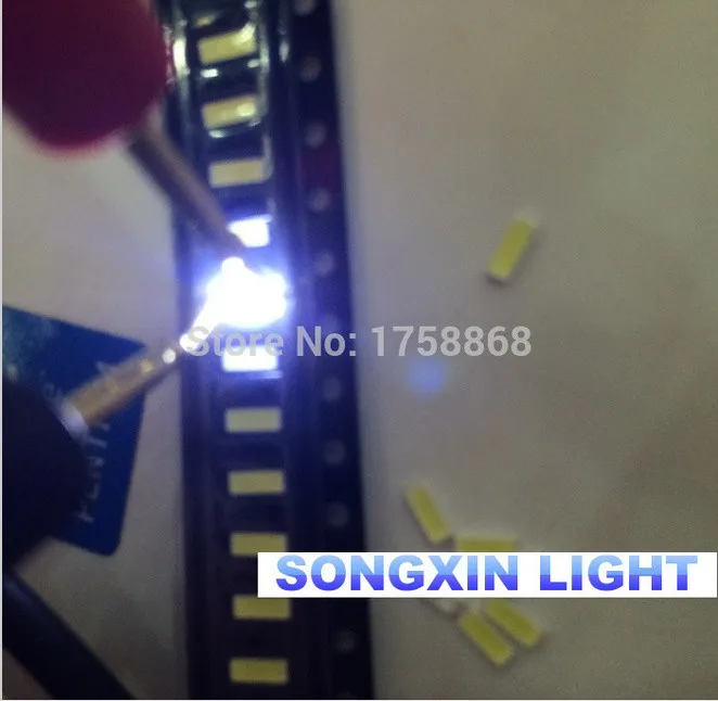 200 шт. светодиодная подсветка EVERLIGHT 4014 0 2 Вт SMD светодиодные Диоды 3 в холодный