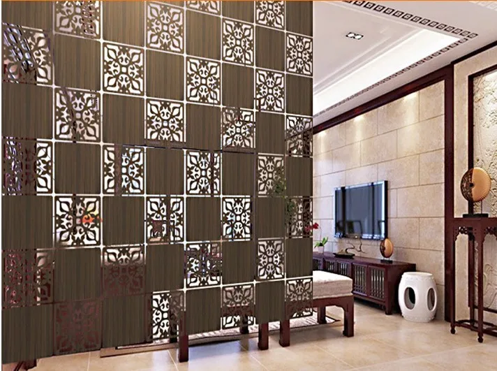 4 шт./лот 39*19 см Biombo экран для перегородки комнаты из дерева 6 шт.|wood partition|partition